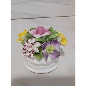 Royal Adderley Bone China Multi-Color Hand Painted Mini Floral Bouquet 1.5" x 1.